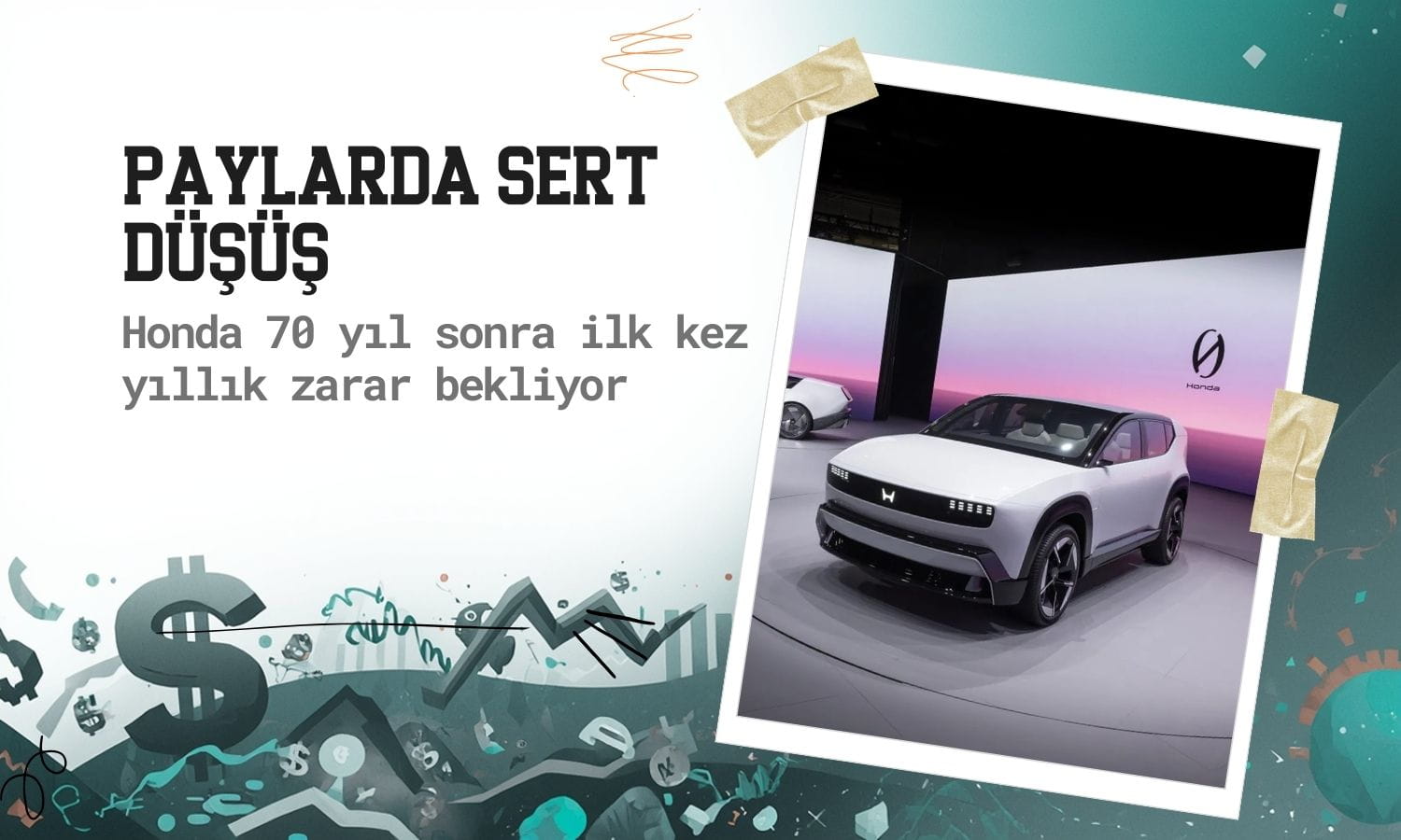 Honda hisseleri sert düştü: 70 yıl sonra ilk kez yıllık zarar bekleniyor
