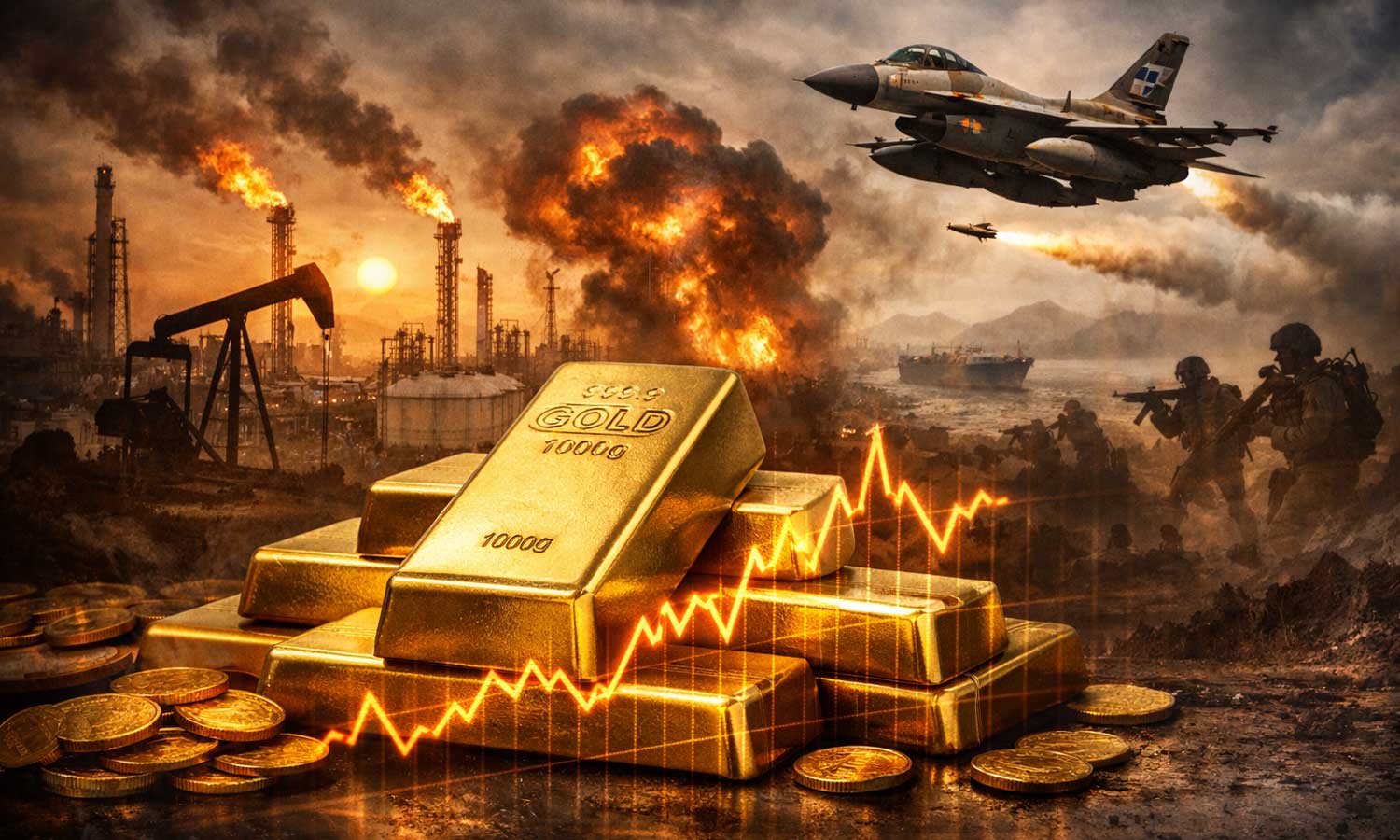 İran gerilimi altını dalgalandırdı: Sert düşüşün ardından toparlanma