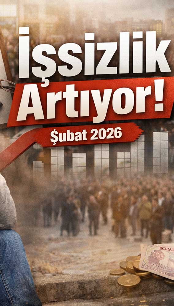 İşsizlik Şubat’ta yükseldi: 2,98 milyon kişiye ulaştı