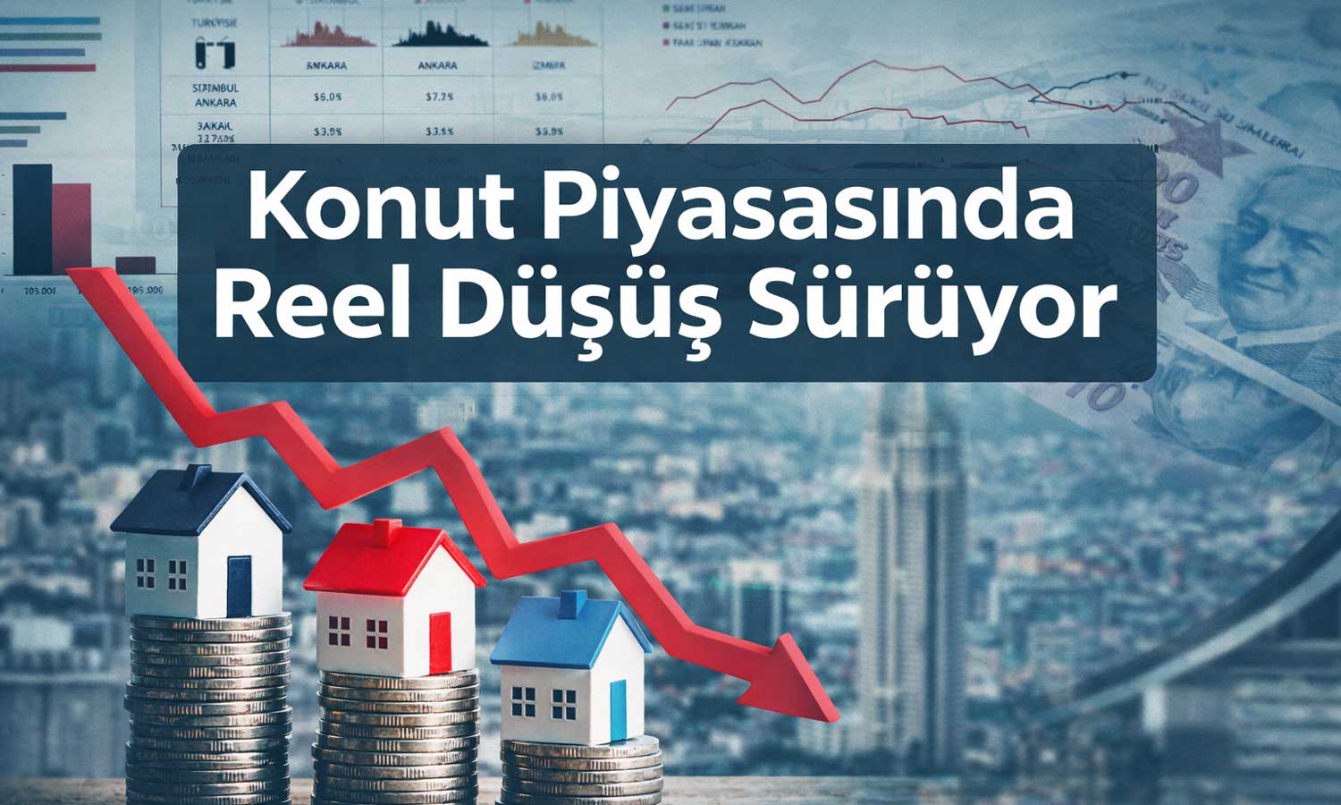 Konut piyasasında iki yönlü tablo: Nominal artış, reel kayıp