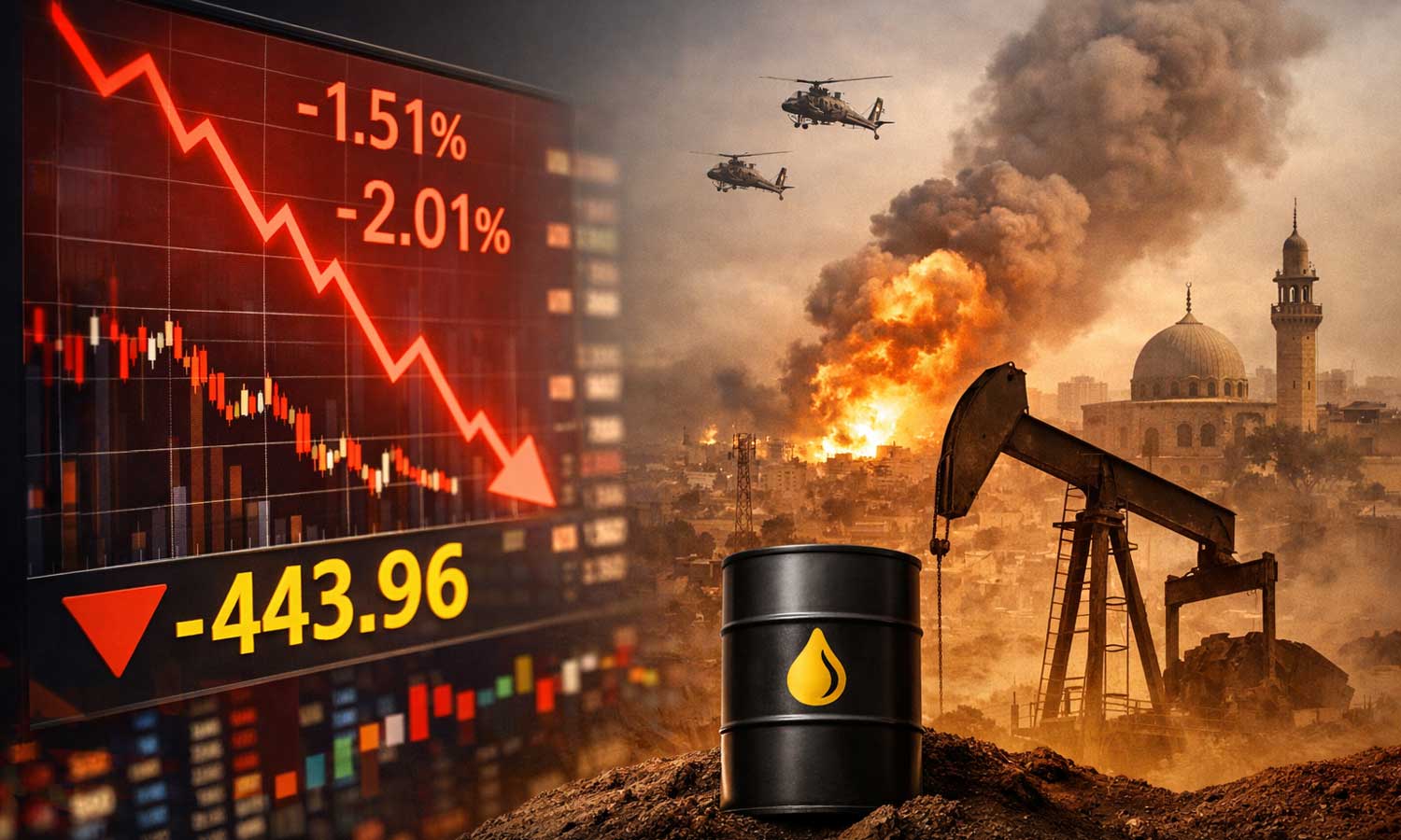 Küresel piyasalarda sarsıntı: Savaş ve petrol fiyatları borsaları vurdu