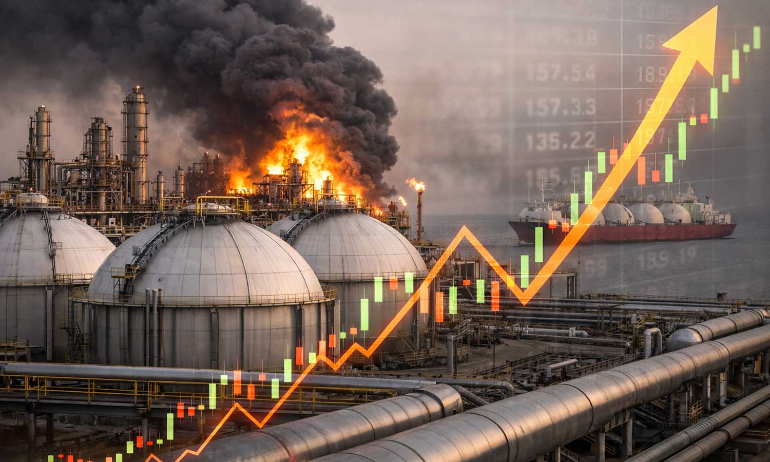 LNG krizi derinleşiyor: Avrupa gaz fiyatları yüzde 35 sıçradı