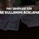 Martı ve Rainbow pay sahipleri için hak kullanımı duyurusu