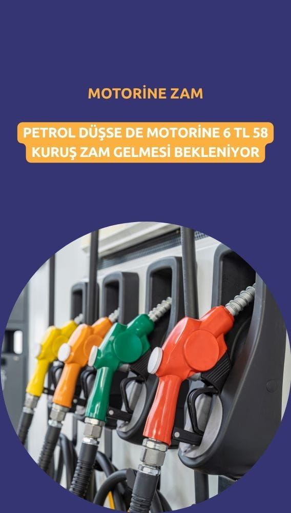 Petrol düşse de motorine 6 TL'den fazla zam beklentisi