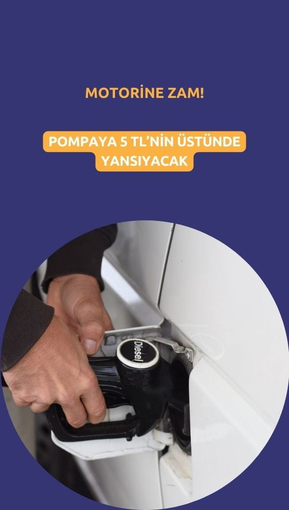 Motorine yeni zam! Pompaya 5 TL'nin üstünde yansıyacak