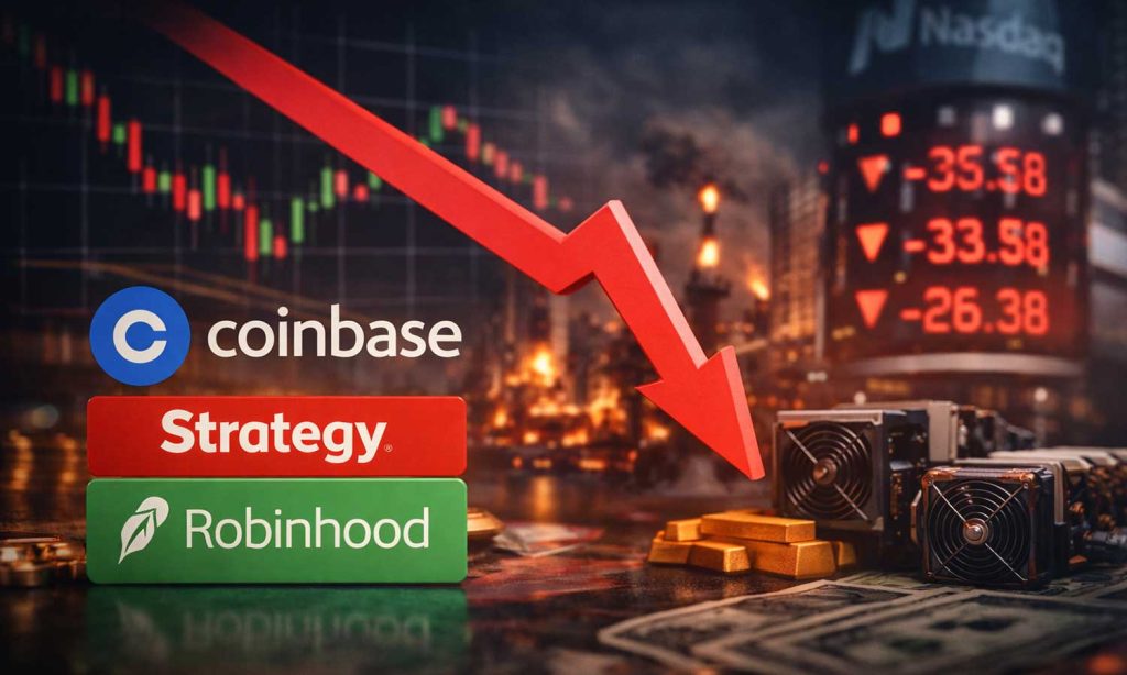 Nasdaq düzeltmede: Kripto hisseleri çakıldı