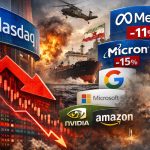 Nasdaq’ta sert düşüş: Jeopolitik riskler piyasayı sarstı