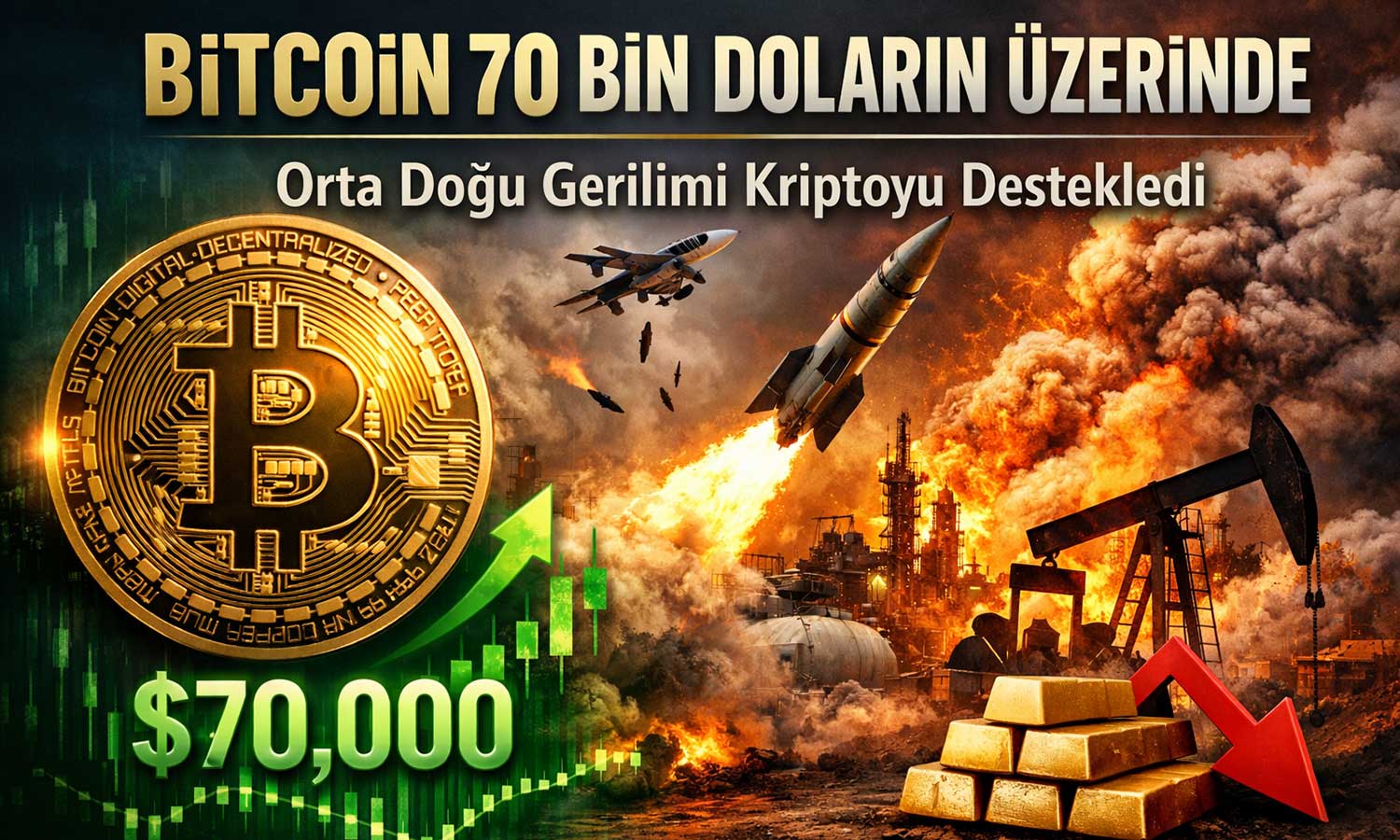 Orta Doğu gerilimi tırmanıyor: Bitcoin direnç gösteriyor
