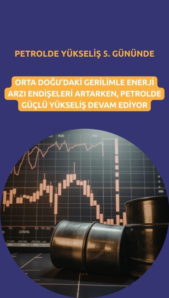 Orta Doğu gerilimi petrolü sıçrattı: Yüzde 3'ü aşan yükseliş