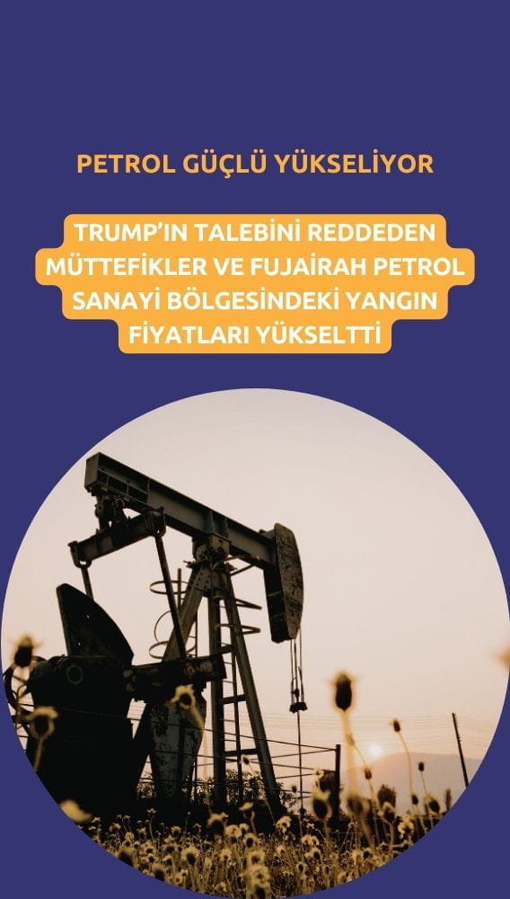 Petrol güçlü yükseliyor: Hürmüz kesintisi arz endişesini artırıyor