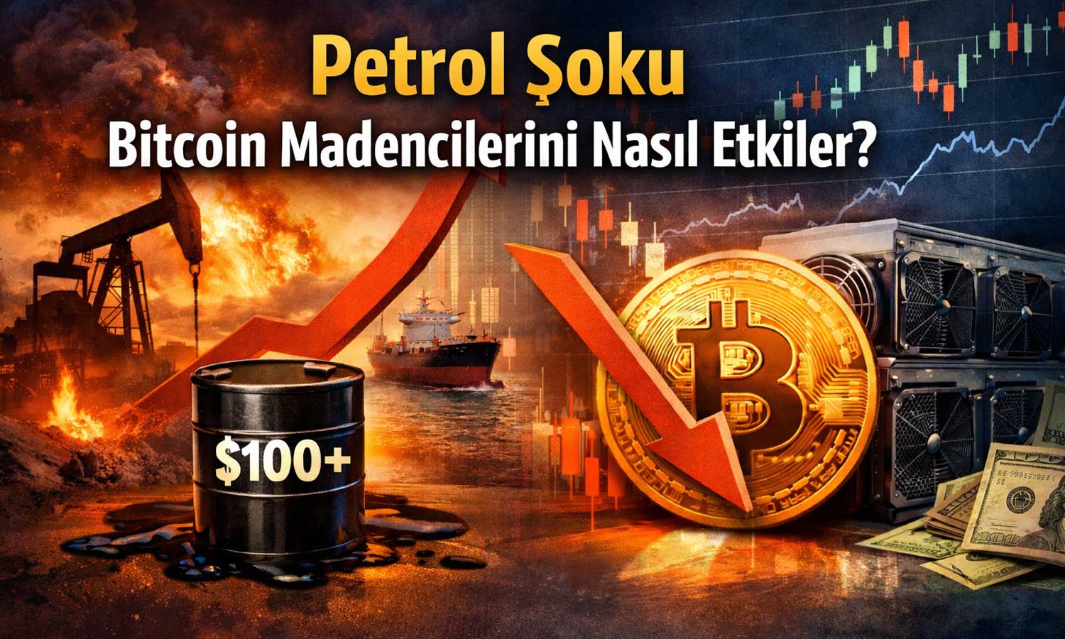 Petrol krizi madenciliği değil Bitcoin fiyatını sarsabilir