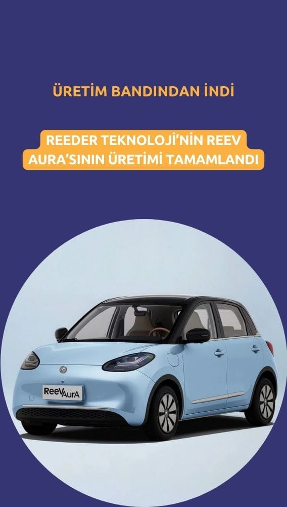 Reeder (REEDR) yeni model elektrikli araç üretimini tamamladı
