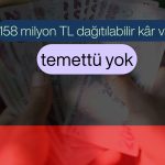 Safkar kârı olağanüstü yedeklere aktarmayı önerdi