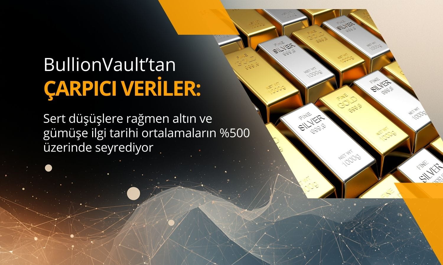 Sert düşüşe rağmen yoğun ilgi: Çarpıcı altın ve gümüş verileri