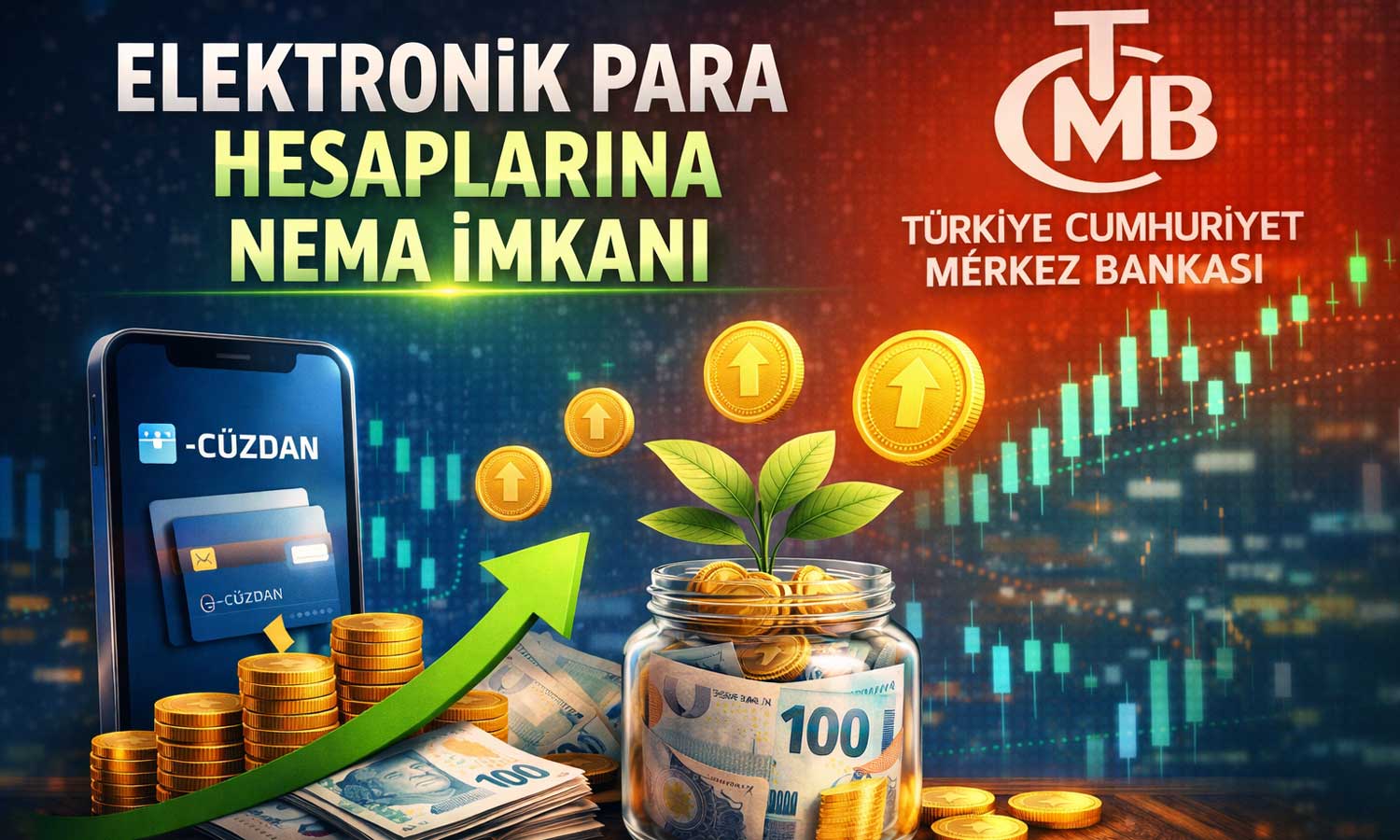 TCMB’den elektronik para fonlarına düşük riskli getiri imkânı
