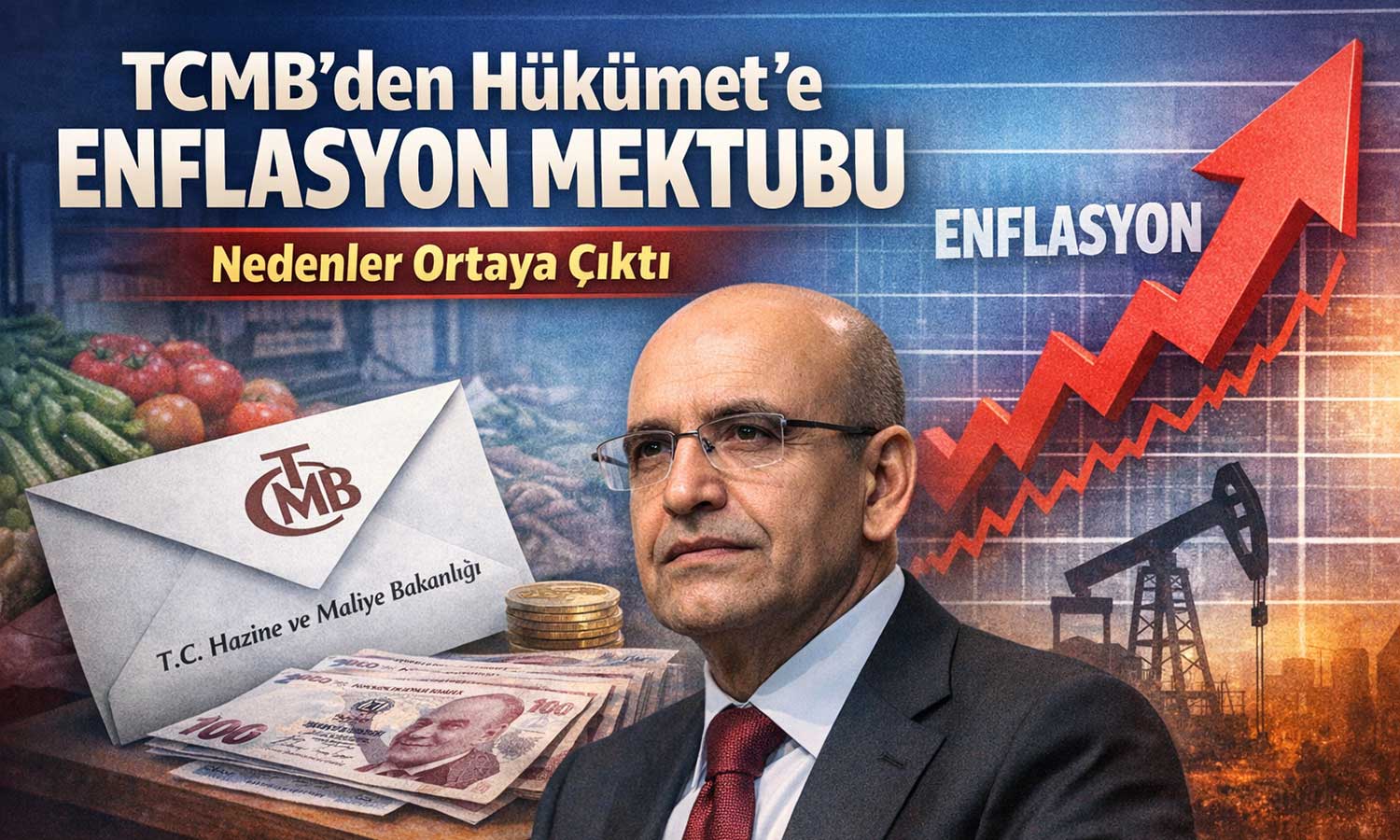 TCMB’den Hükümet’e enflasyon mektubu: Sapmanın nedenleri açıklandı
