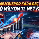 Trabzonspor’un bilançosu açıklandı: 2025 karı 400 milyon TL