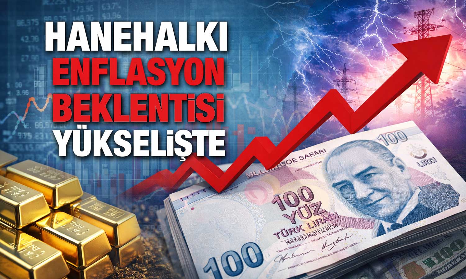 Vatandaşın enflasyon beklentisi yüzde 50’ye dayandı