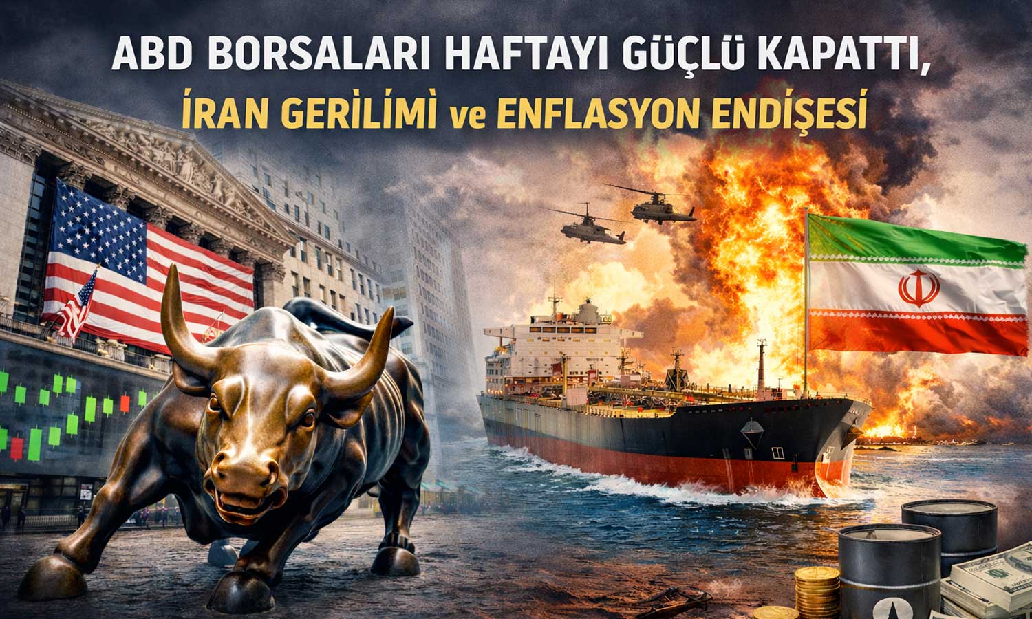 ABD borsaları haftayı güçlü kapattı: İran gerilimi gündemde