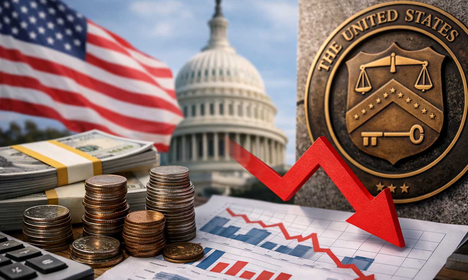 ABD’de bütçe açığı Mart’ta beklentinin üzerine çıktı