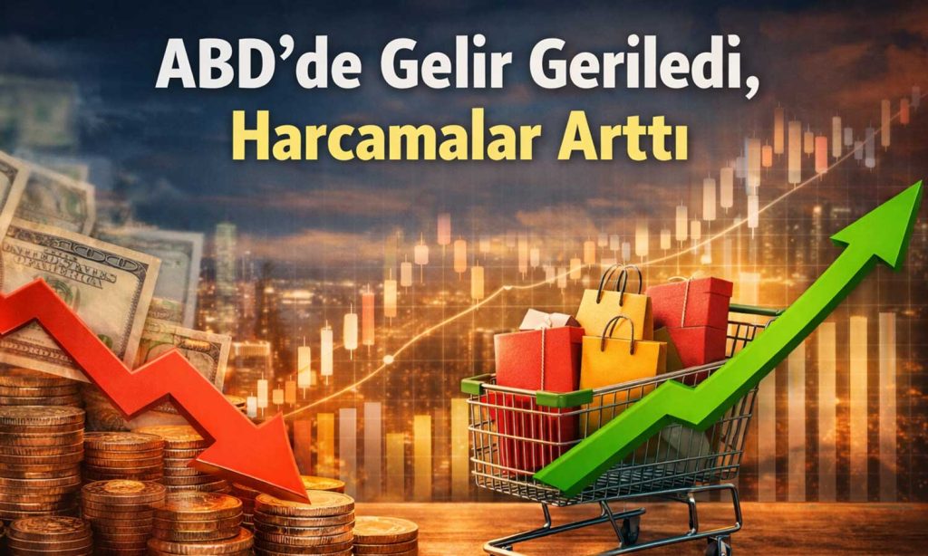 ABD’de PCE verileri açıklandı: Harcamalar yükseldi, gelir geriledi