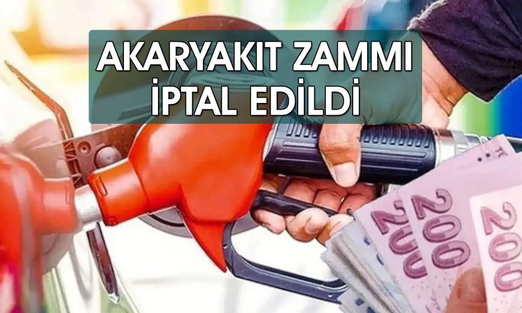 Akaryakıt zammı iptal edildi, araç sahiplerinin yüzü güldü
