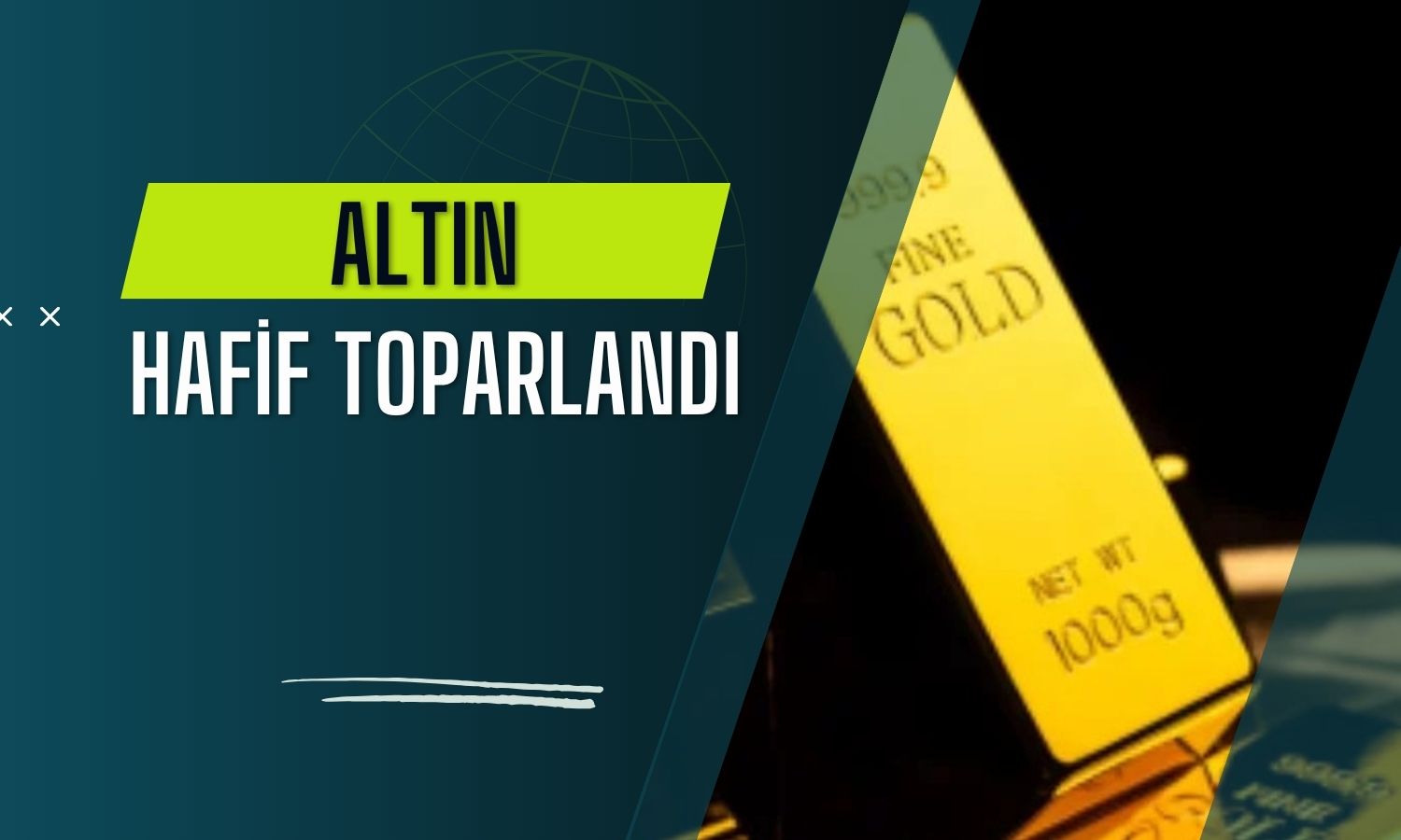 Altın ateşkes iyimserliğiyle toparlandı