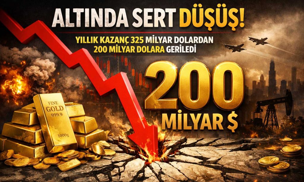 Altın fiyatlarındaki düşüş kazançları geri aldı