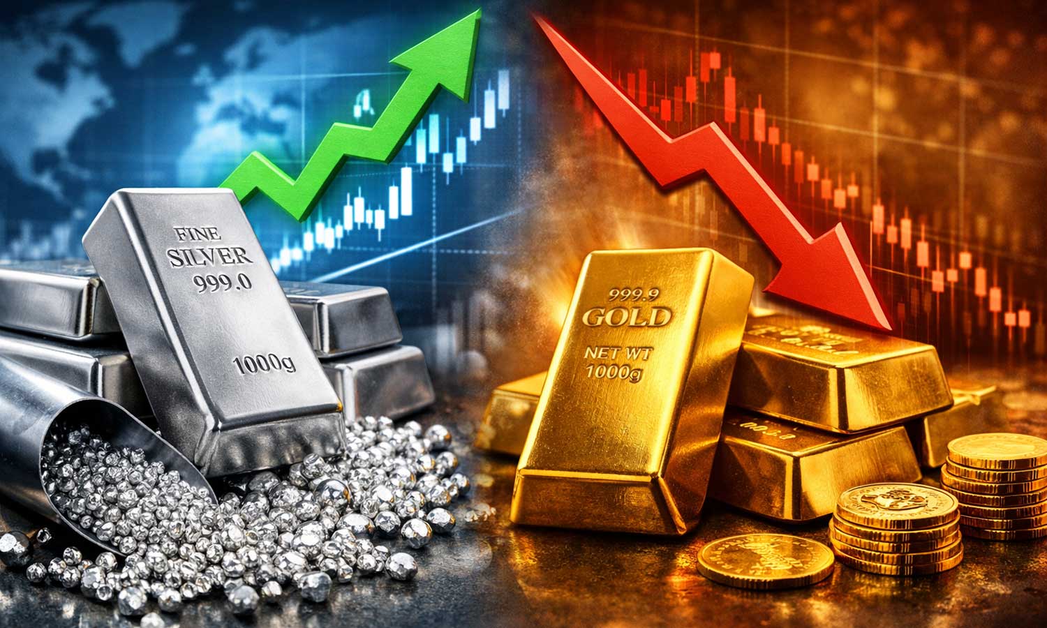 Altın gerilerken gümüş ithalatı rekor kırdı