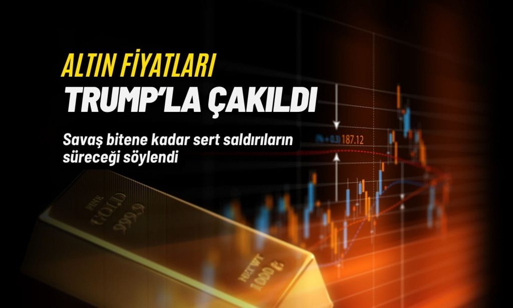 Altın yine çakıldı: Trump’ın İran mesajı fiyatları baskıladı