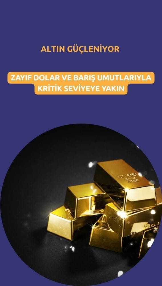 Altın zayıflayan dolarla kritik seviye 5000 dolara ilerliyor