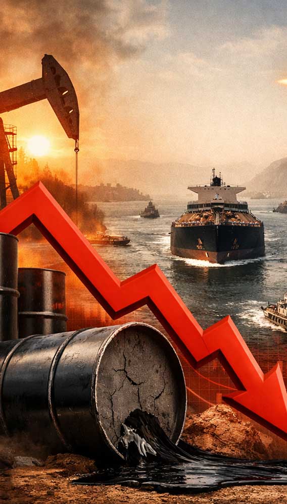 Ateşkes umudu petrolü vurdu: Fiyatlar sert geriledi