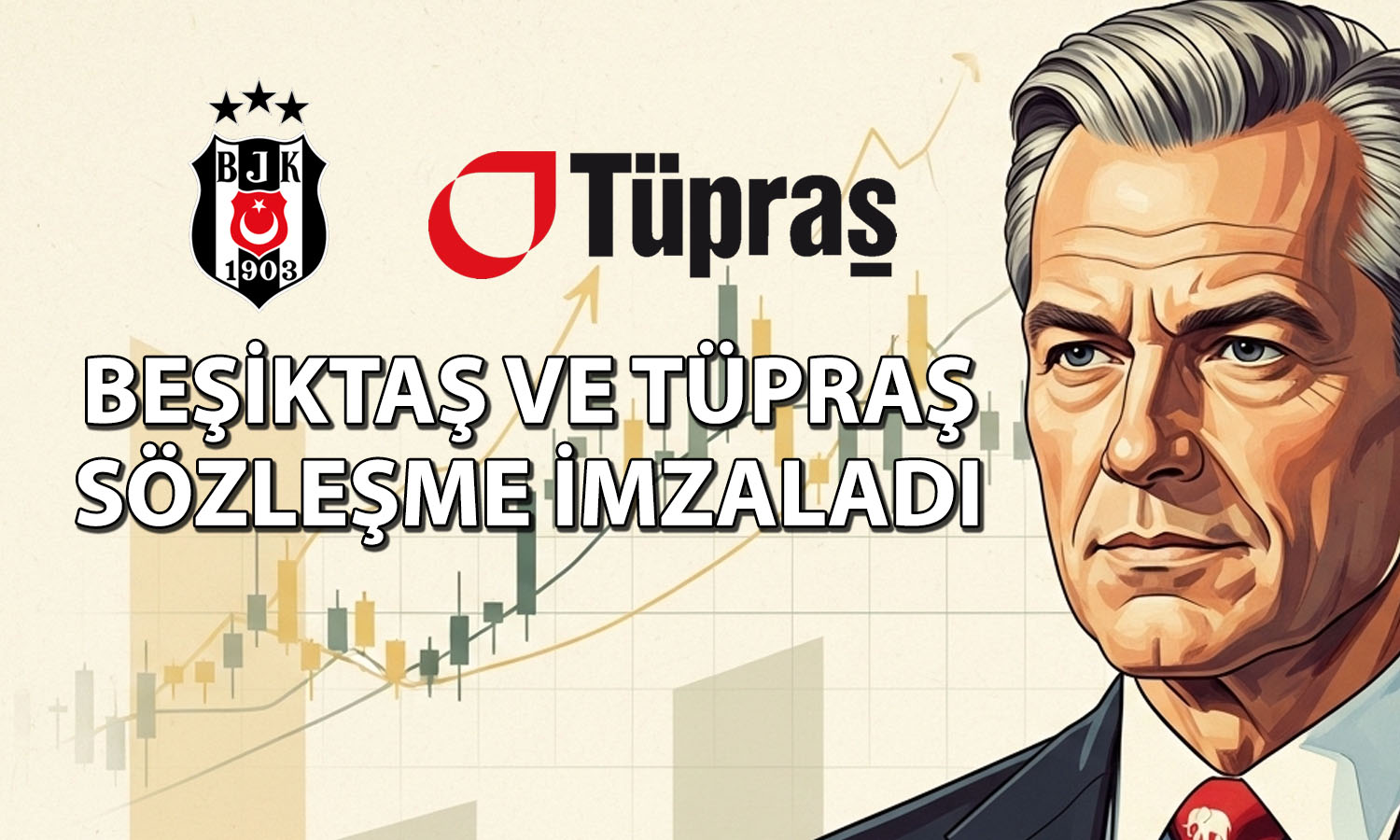 Beşiktaş ve Tüpraş’tan 1,18 milyar TL’lik sponsorluk anlaşması