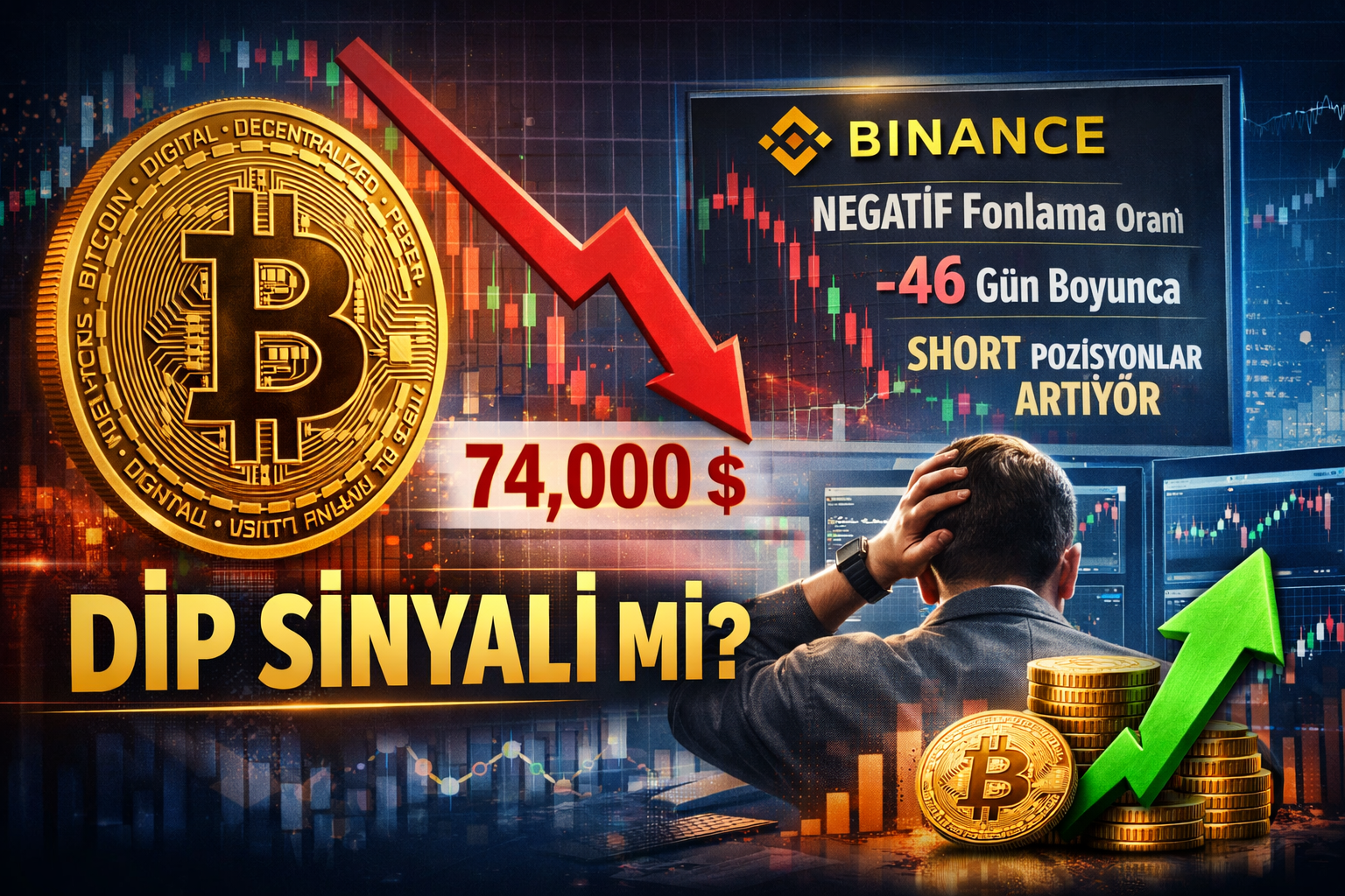 Bitcoin 76 bin doları aşamadı: Kritik veri dip sinyali veriyor