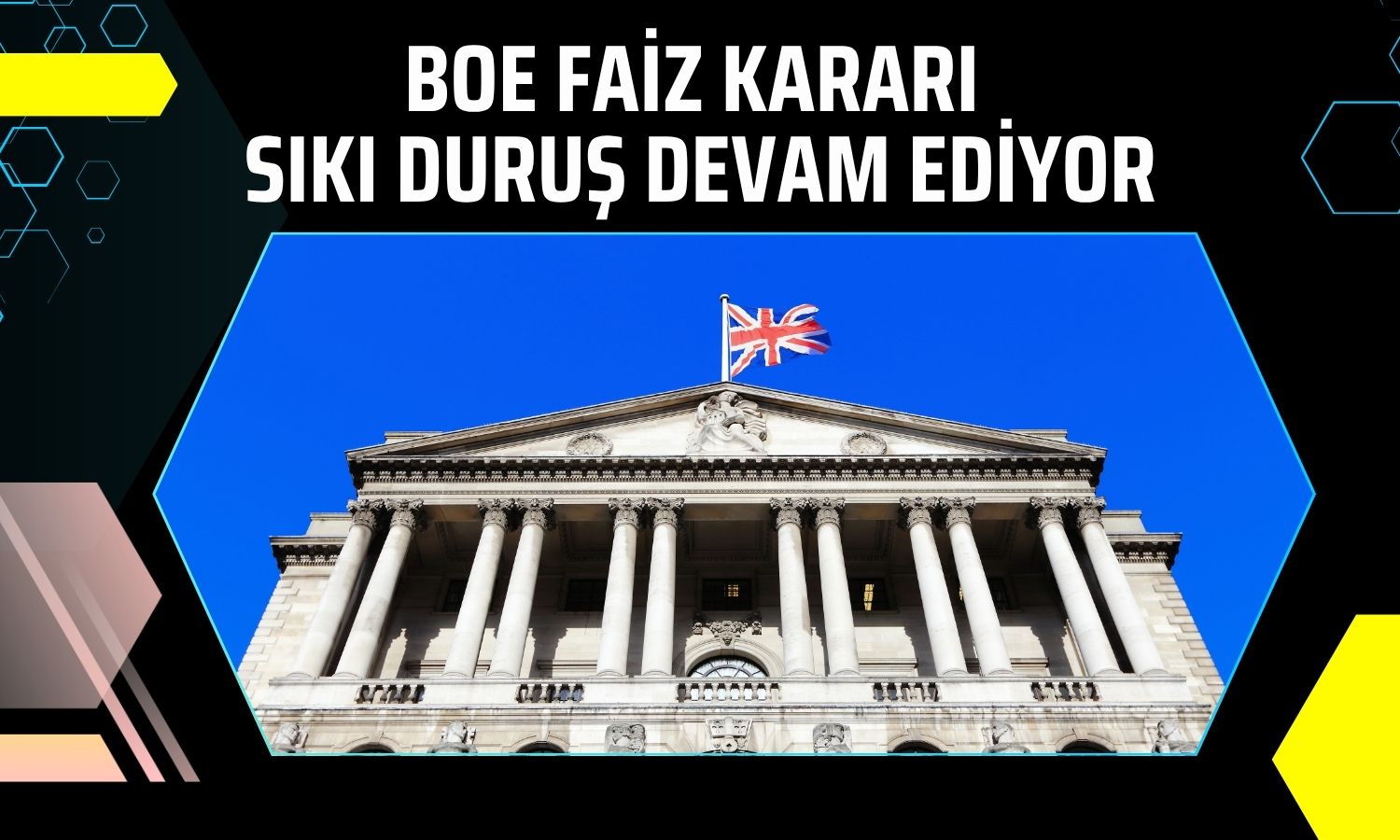 BoE faizi sabit tutarken enflasyon uyarısı yaptı
