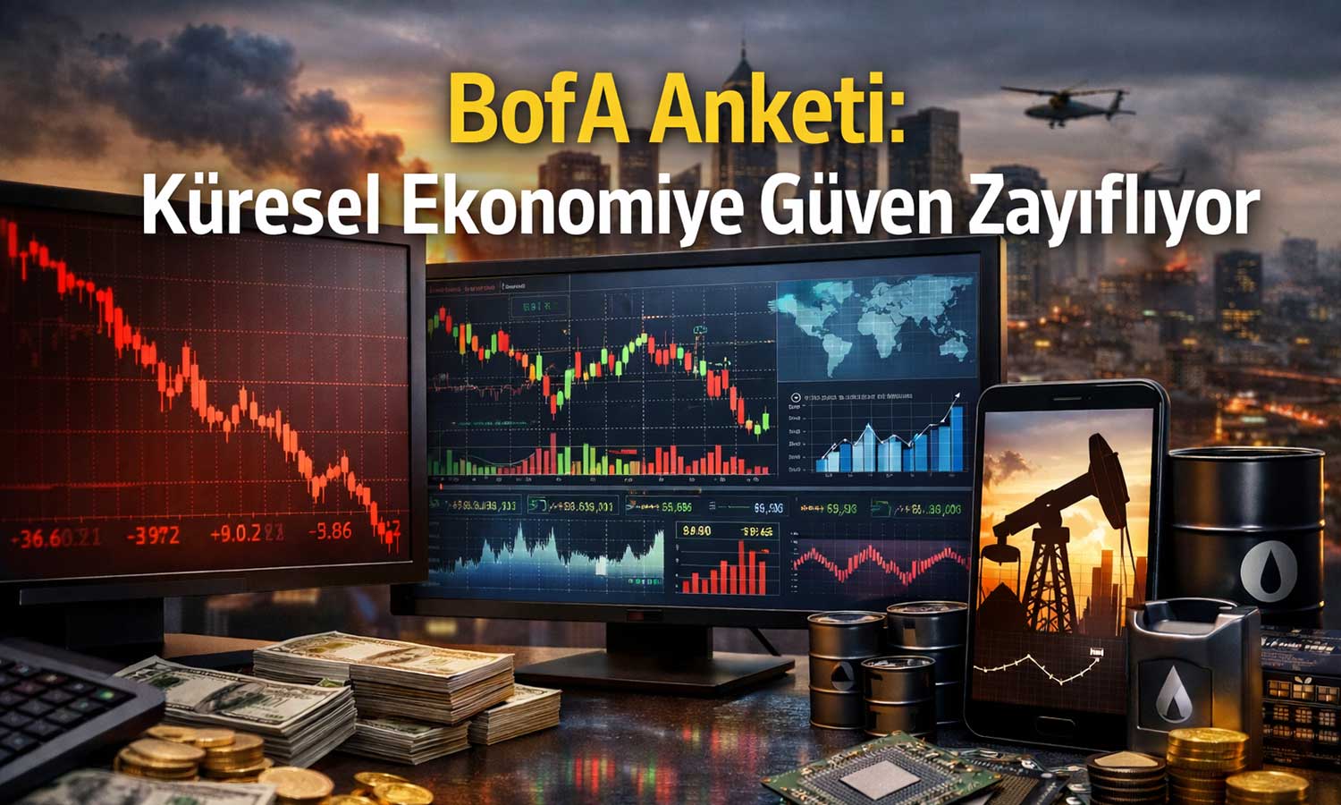 BofA anketi alarm veriyor: Küresel piyasalarda kötümserlik zirvede