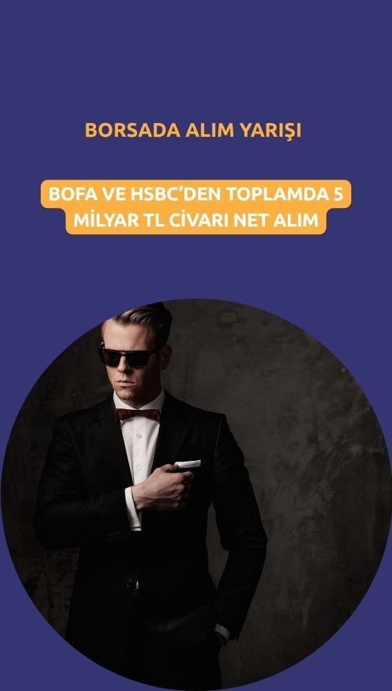 Borsada alım yarışı başladı: BofA ve HSBC'den 5 milyar TL giriş