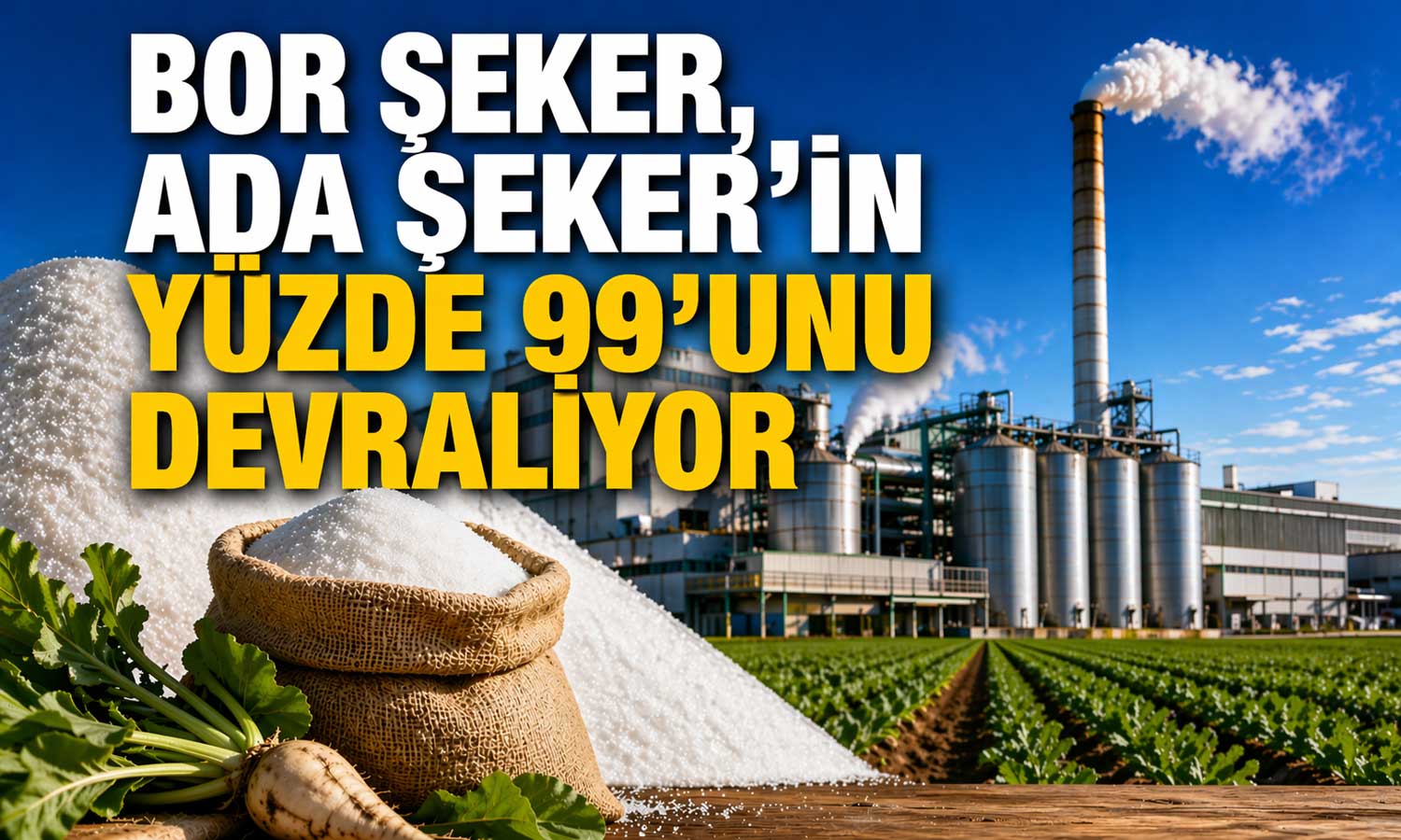 Bor Şeker’den 50 milyon dolarlık dev yatırım