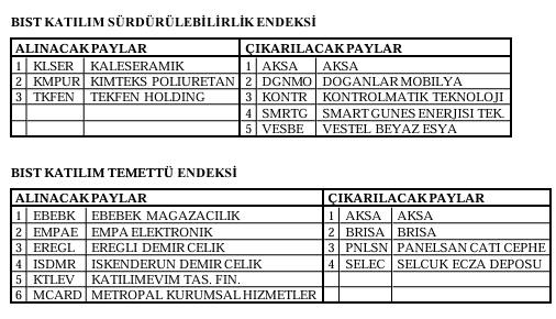 Borsa İstanbul 19 hisseyi katılım endeksinden çıkardı