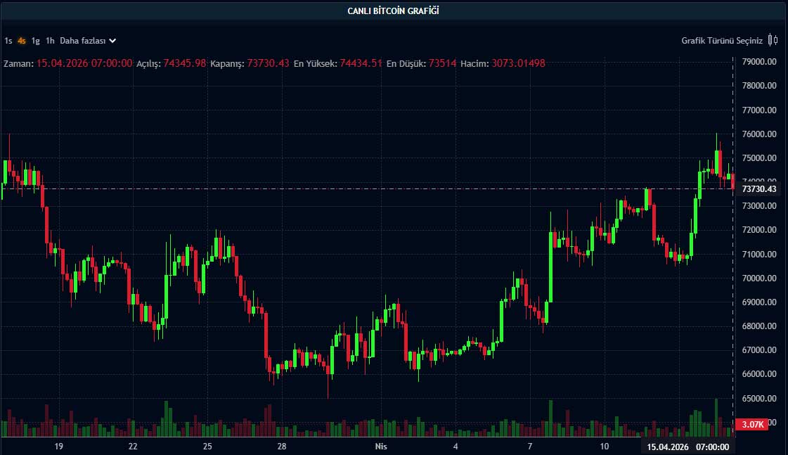 BTC fiyat grafiği BTC fiyat grafiği