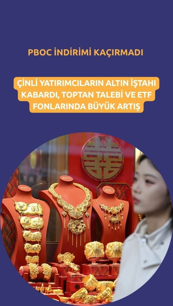 Çin'de altın çılgınlığı: Fiyatlar düşerken ETF girişinde tarihi rekor