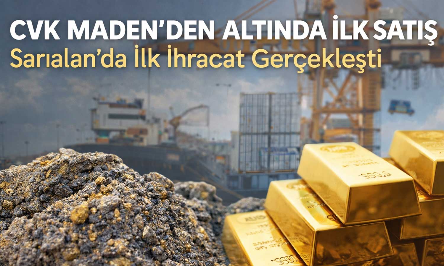 CVK Maden’den 30 milyon dolarlık anlaşmada ilk teslimat