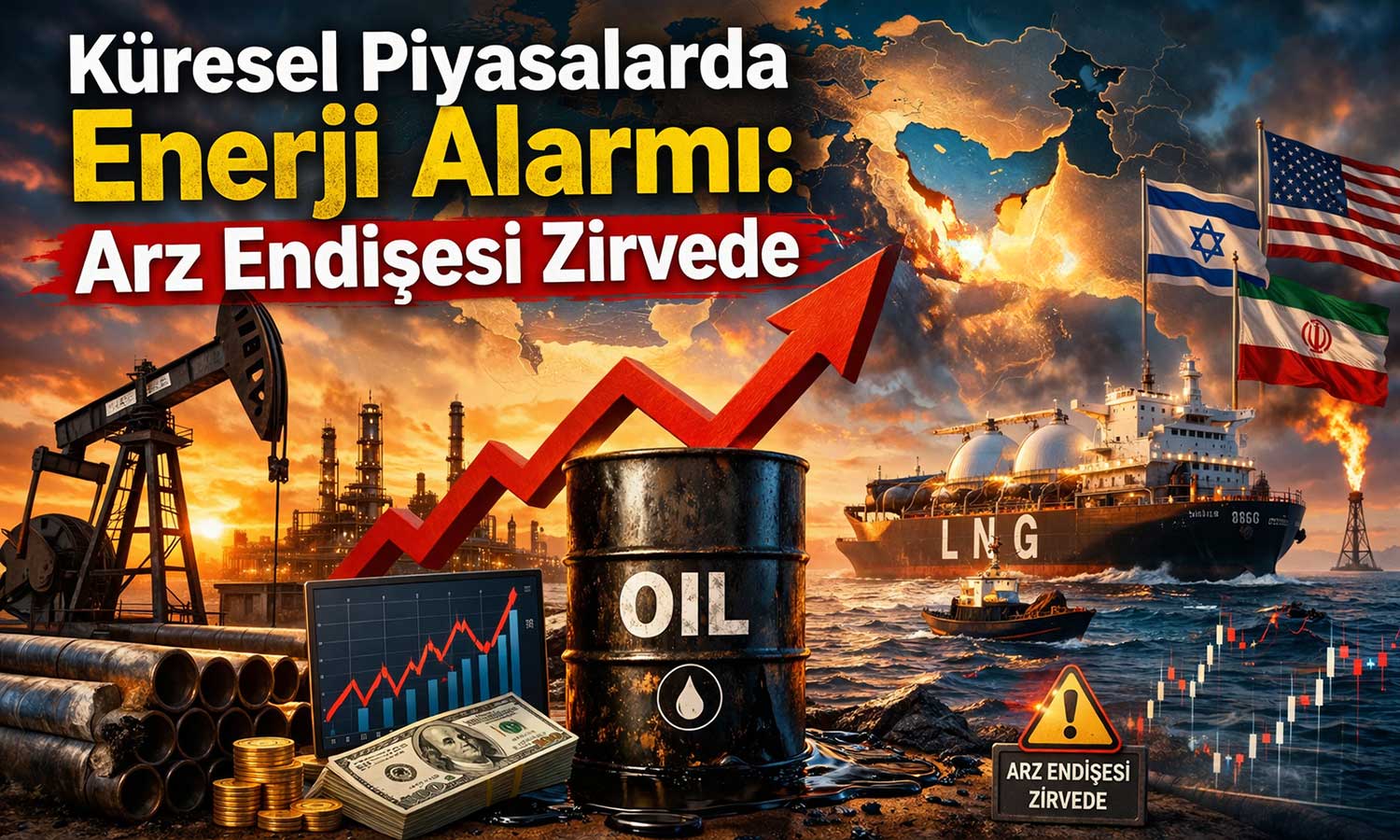 Enerji krizi büyüyor: Petrol ve gazda sert yükseliş