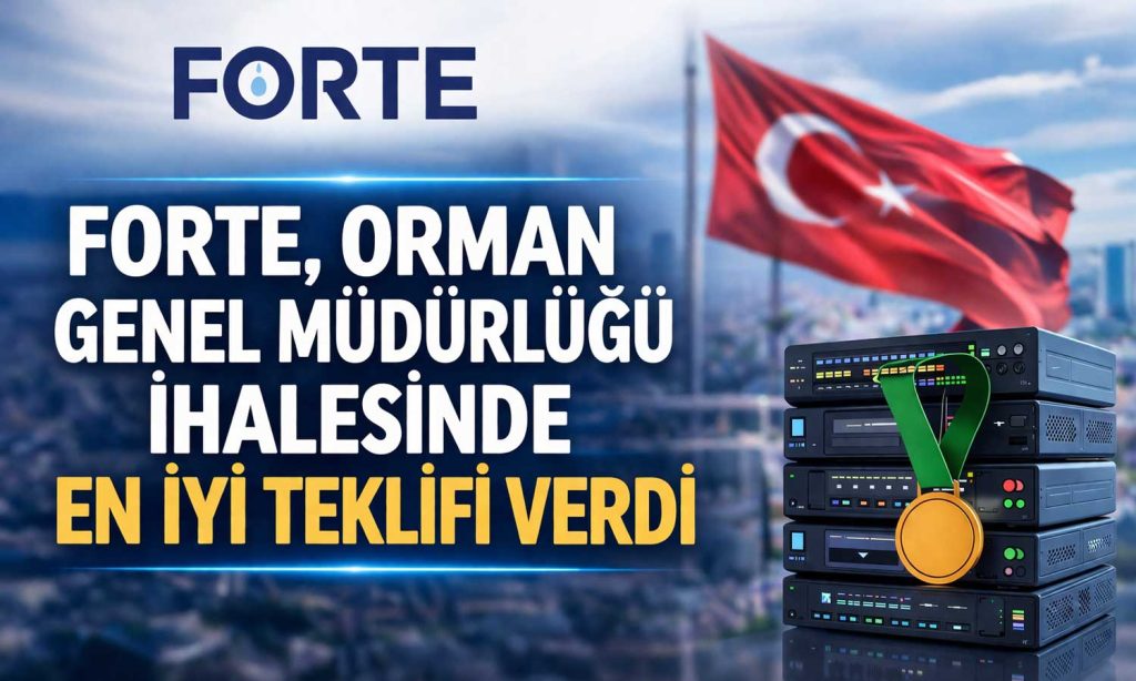 Forte kamu ihalesinde birinci oldu: 21,2 milyon TL’lik proje