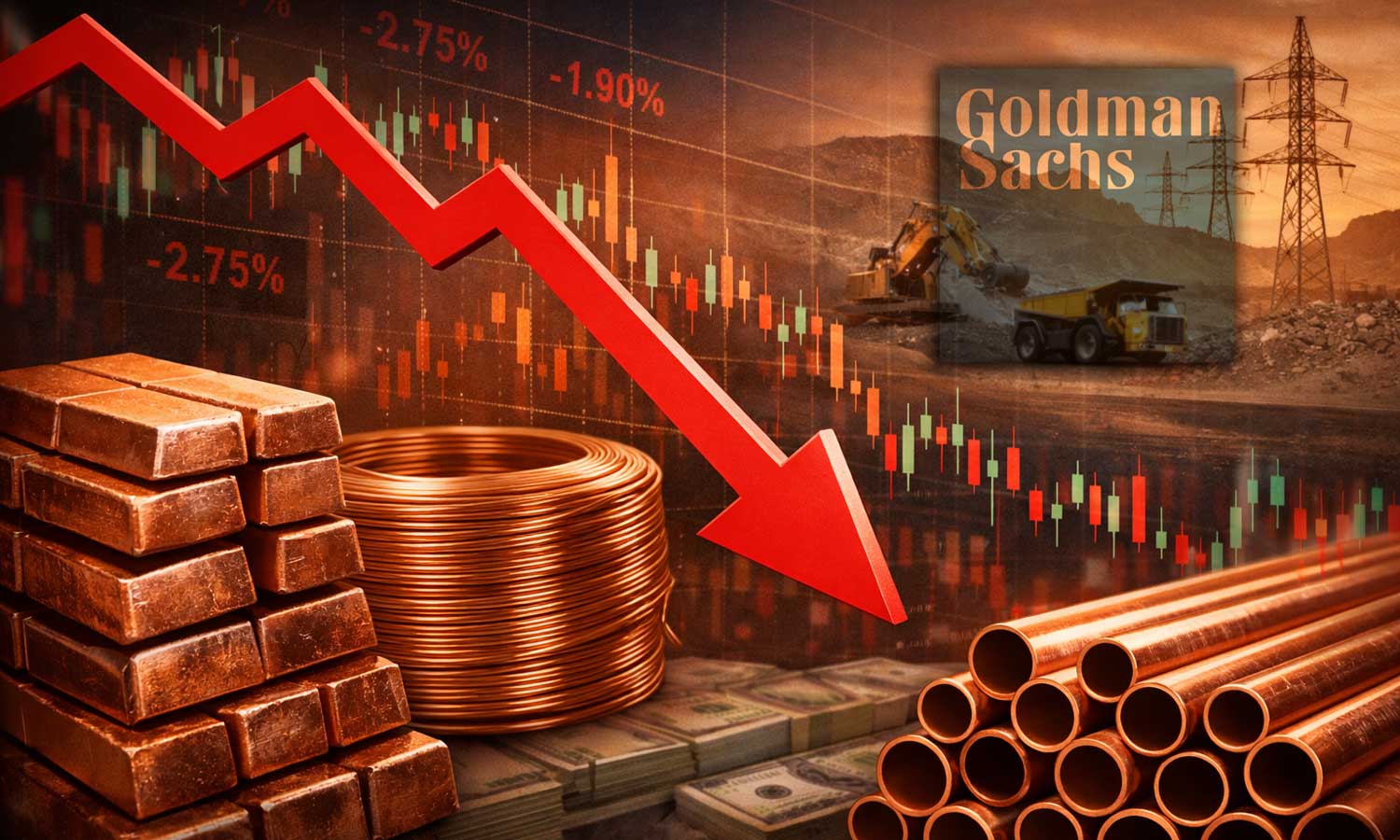Goldman Sachs’tan bakır tahmininde revizyon: Talep zayıflıyor