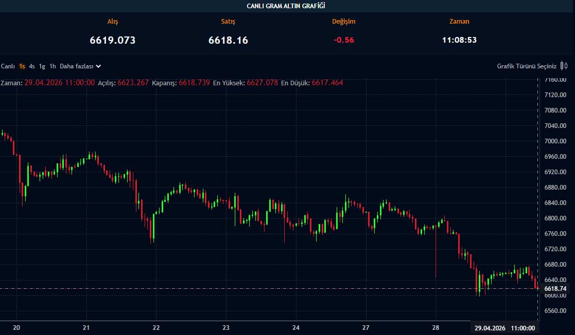 Gram altın grafiği
