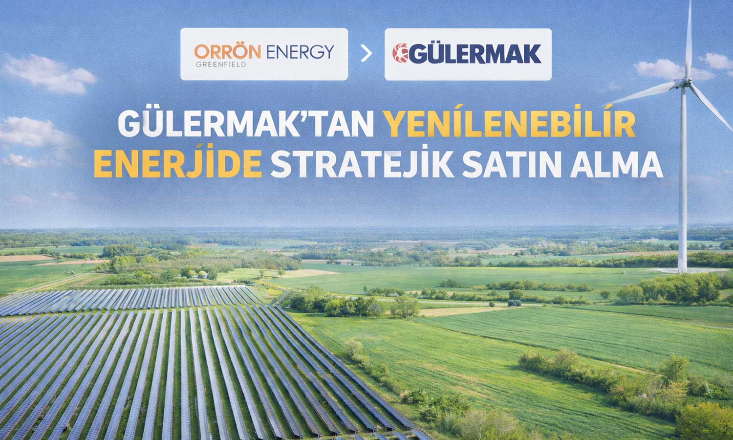 Gülermak’tan Almanya’da güneş enerjisi hamlesi