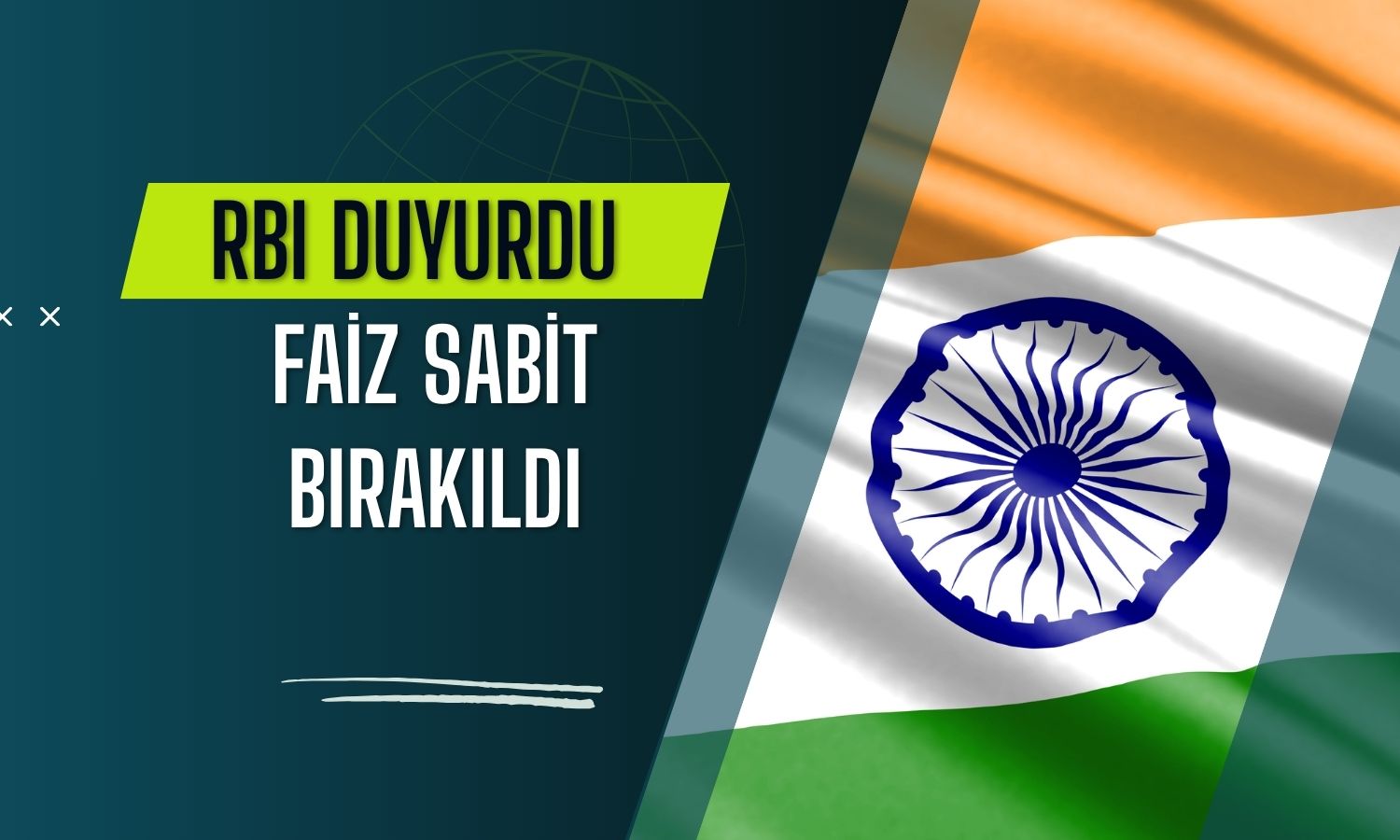 Hindistan Orta Doğu gerilimi ortasında faizi sabit bıraktı