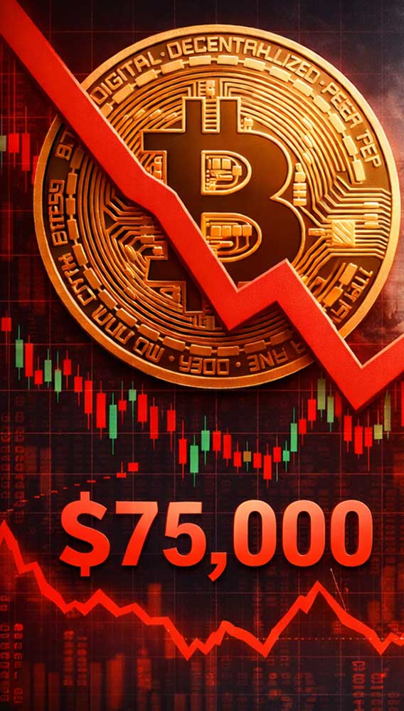 Hürmüz krizi Bitcoin’i sarstı: Fiyat 75 bin dolara geri çekildi