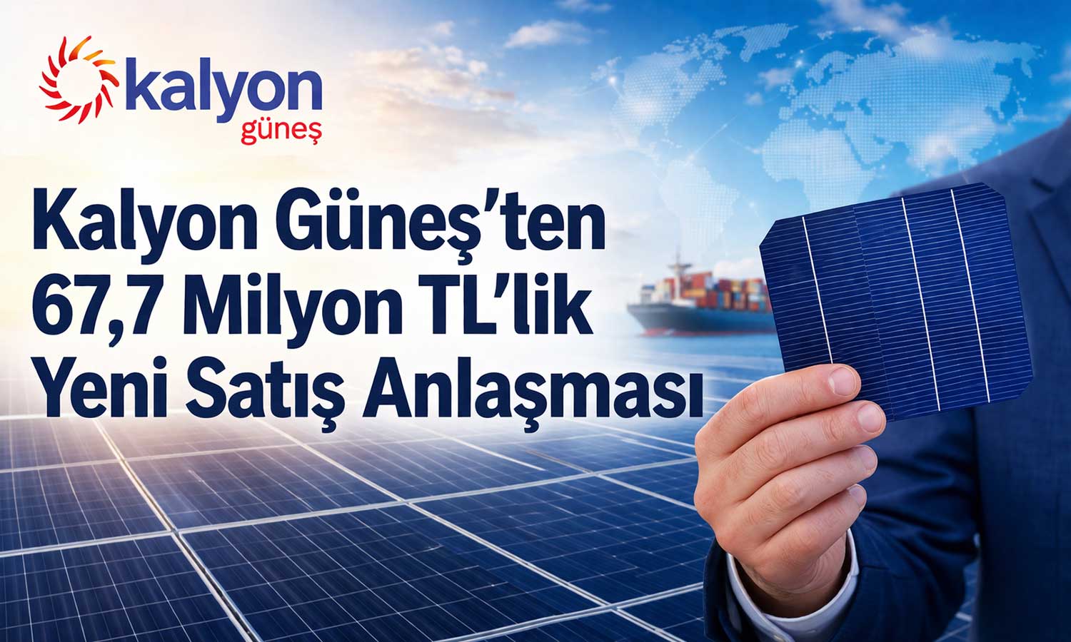 Kalyon Güneş’ten 67,7 milyon TL’lik yeni satış anlaşması